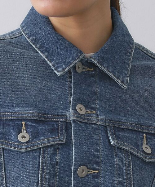 OPAQUE.CLIP / オペーク ドット クリップ Gジャン・デニムジャケット | ストレッチデニムジャケット/オーガニックコットン混【洗濯機洗い可】 | 詳細15