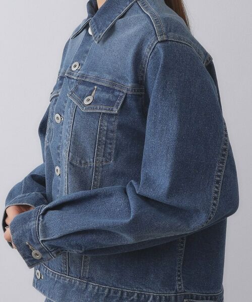 OPAQUE.CLIP / オペーク ドット クリップ Gジャン・デニムジャケット | ストレッチデニムジャケット/オーガニックコットン混【洗濯機洗い可】 | 詳細16