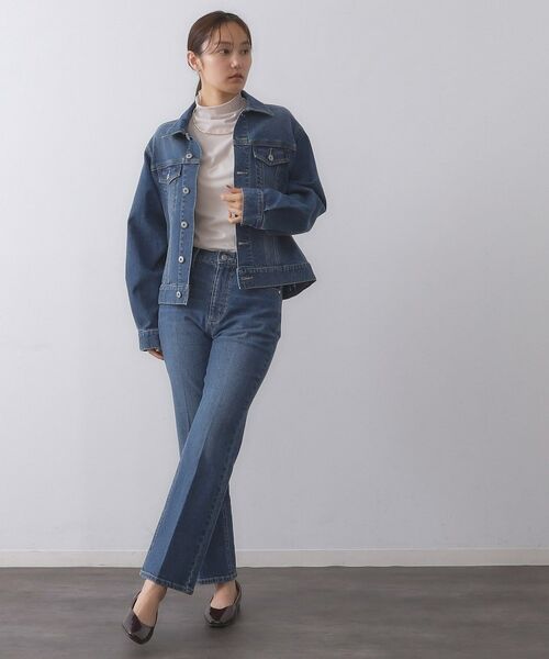 OPAQUE.CLIP / オペーク ドット クリップ Gジャン・デニムジャケット | ストレッチデニムジャケット/オーガニックコットン混【洗濯機洗い可】 | 詳細2