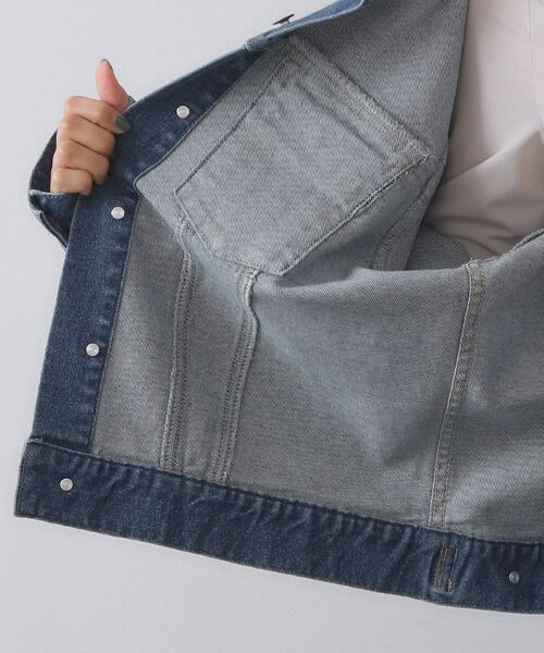 OPAQUE.CLIP / オペーク ドット クリップ Gジャン・デニムジャケット | ストレッチデニムジャケット/オーガニックコットン混【洗濯機洗い可】 | 詳細20