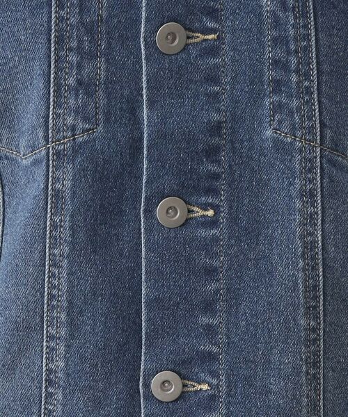 OPAQUE.CLIP / オペーク ドット クリップ Gジャン・デニムジャケット | ストレッチデニムジャケット/オーガニックコットン混【洗濯機洗い可】 | 詳細21