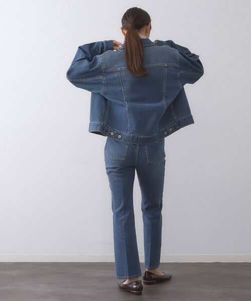 OPAQUE.CLIP / オペーク ドット クリップ Gジャン・デニムジャケット | ストレッチデニムジャケット/オーガニックコットン混【洗濯機洗い可】 | 詳細3