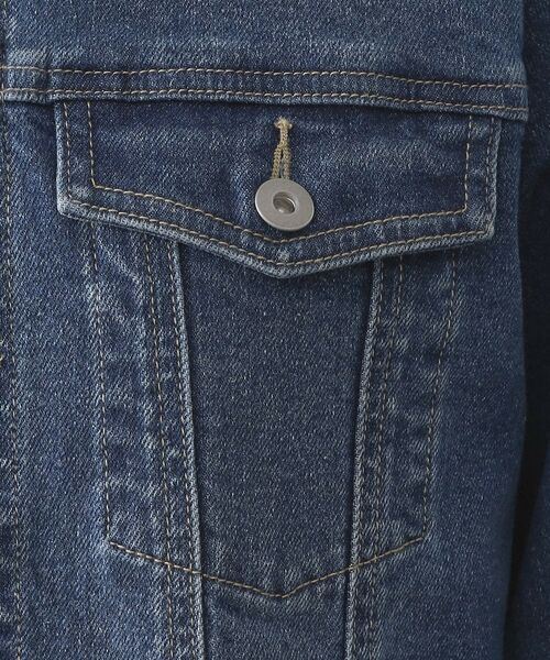 OPAQUE.CLIP / オペーク ドット クリップ Gジャン・デニムジャケット | ストレッチデニムジャケット/オーガニックコットン混【洗濯機洗い可】 | 詳細4