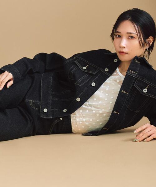 OPAQUE.CLIP / オペーク ドット クリップ Gジャン・デニムジャケット | ストレッチデニムジャケット/オーガニックコットン混【洗濯機洗い可】 | 詳細5