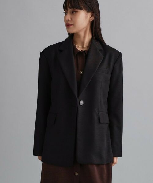 OPAQUE.CLIP / オペーク ドット クリップ テーラードジャケット | 【es】ビッグテーラードジャケット【UVケア/洗濯機OK】 | 詳細1
