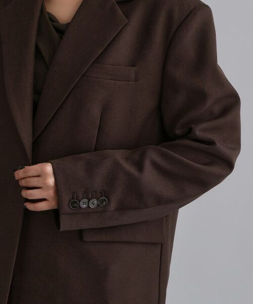 OPAQUE.CLIP / オペーク ドット クリップ テーラードジャケット | 【es】ビッグテーラードジャケット【UVケア/洗濯機OK】 | 詳細13