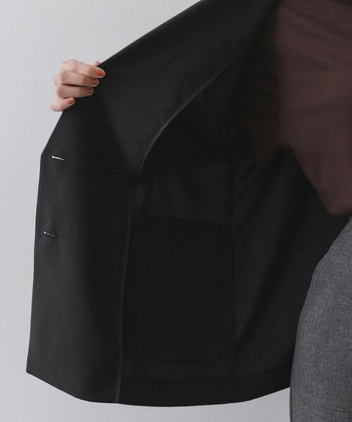 OPAQUE.CLIP / オペーク ドット クリップ テーラードジャケット | リネンライクダブルジャケット【洗える】 | 詳細21
