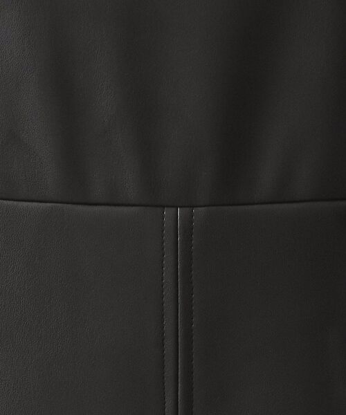 OPAQUE.CLIP / オペーク ドット クリップ ロング・マキシ丈ワンピース | レザー調フレアジャンスカ【洗える】 | 詳細8