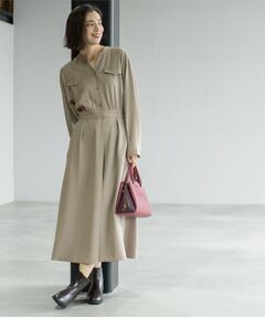 ♡大人気♡ ベージュ　ロングワンピース Sawa a la mode レディース ワンピース 黒 ブラック ベージュ