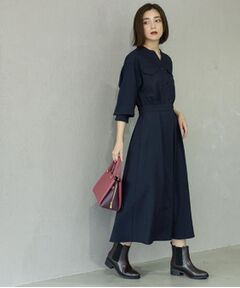 OPAQUE.CLIP / オペーク ドット クリップ ロング・マキシ丈ワンピース | ウールライクフィット＆フレアワンピース【洗濯機OK】