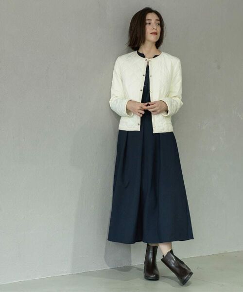 OPAQUE.CLIP / オペーク ドット クリップ ロング・マキシ丈ワンピース | ウールライクフィット＆フレアワンピース【洗濯機OK】 | 詳細14