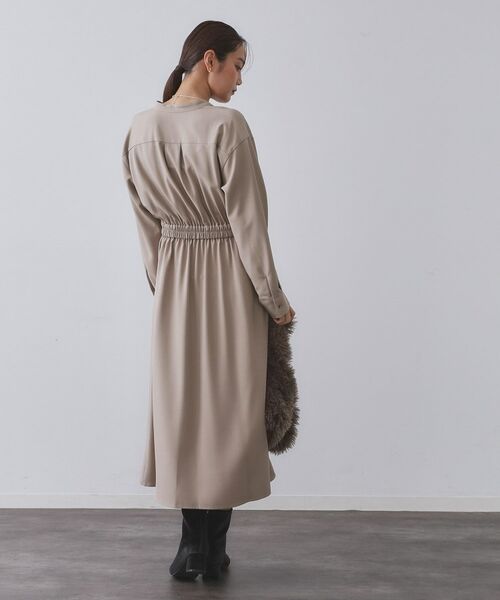 OPAQUE.CLIP / オペーク ドット クリップ ロング・マキシ丈ワンピース | ウールライクフィット＆フレアワンピース【洗濯機OK】 | 詳細18