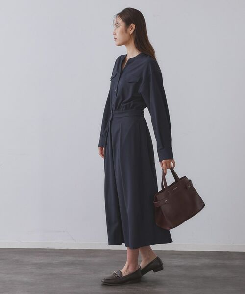 OPAQUE.CLIP / オペーク ドット クリップ ロング・マキシ丈ワンピース | ウールライクフィット＆フレアワンピース【洗濯機OK】 | 詳細28