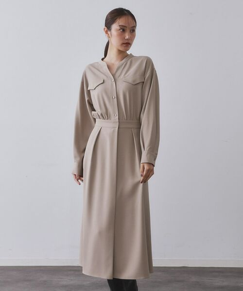 OPAQUE.CLIP / オペーク ドット クリップ ロング・マキシ丈ワンピース | ウールライクフィット＆フレアワンピース【洗濯機OK】 | 詳細30