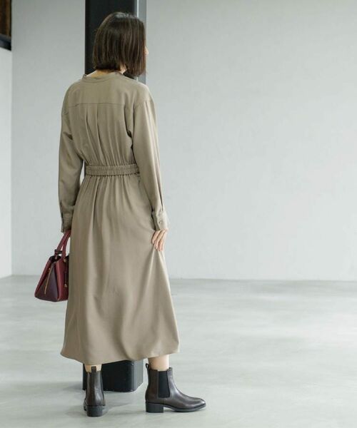 OPAQUE.CLIP / オペーク ドット クリップ ロング・マキシ丈ワンピース | ウールライクフィット＆フレアワンピース【洗濯機OK】 | 詳細5