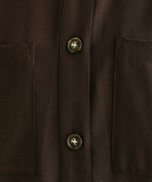 OPAQUE.CLIP / オペーク ドット クリップ ロング・マキシ丈ワンピース | 【es】ダブルポケットロングシャツワンピース【洗濯機OK】 | 詳細11