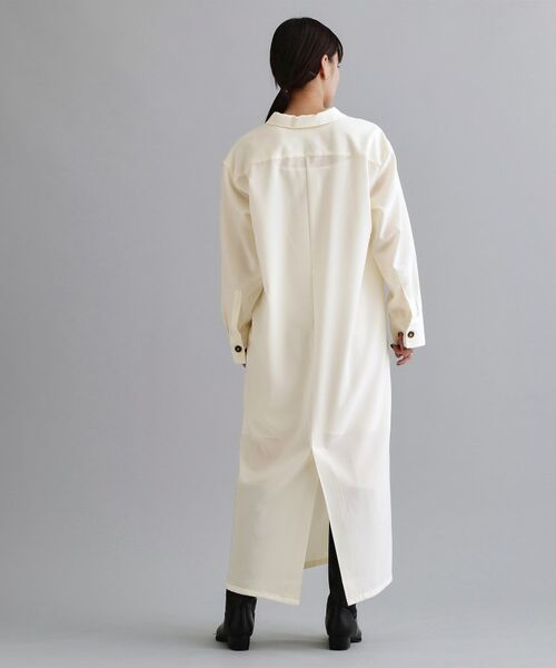 OPAQUE.CLIP / オペーク ドット クリップ ロング・マキシ丈ワンピース | 【es】ダブルポケットロングシャツワンピース【洗濯機OK】 | 詳細5