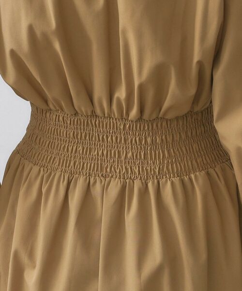 OPAQUE.CLIP / オペーク ドット クリップ ロング・マキシ丈ワンピース | シャーリングフィット＆フレアシャツワンピース【洗濯機洗い可】 | 詳細19