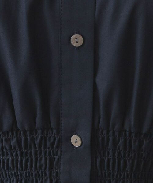 OPAQUE.CLIP / オペーク ドット クリップ ロング・マキシ丈ワンピース | シャーリングフィット＆フレアシャツワンピース【洗濯機洗い可】 | 詳細8