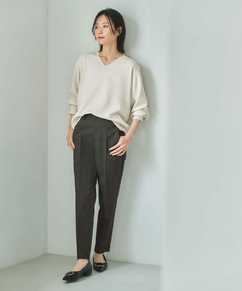 OPAQUE.CLIP / オペーク ドット クリップ パンツ | 《SS-LLサイズ》ハイストレッチイージースティックパンツ【洗濯機洗い可】 | 詳細12