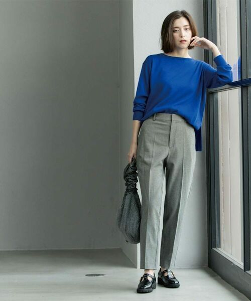 OPAQUE.CLIP / オペーク ドット クリップ パンツ | ウォームタッチ テーパードパンツ【洗濯機洗OK/ストレッチ】≪SS~LL≫ | 詳細11