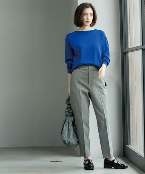 OPAQUE.CLIP / オペーク ドット クリップ パンツ | ウォームタッチ テーパードパンツ【洗濯機洗OK/ストレッチ】≪SS~LL≫ | 詳細12