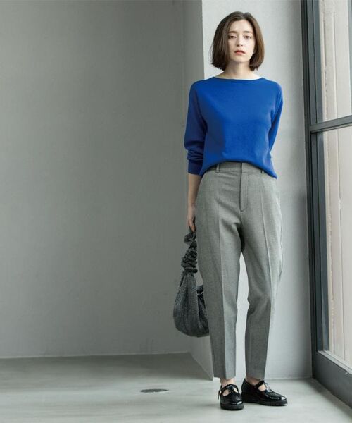 OPAQUE.CLIP / オペーク ドット クリップ パンツ | ウォームタッチ テーパードパンツ【洗濯機洗OK/ストレッチ】≪SS~LL≫ | 詳細13