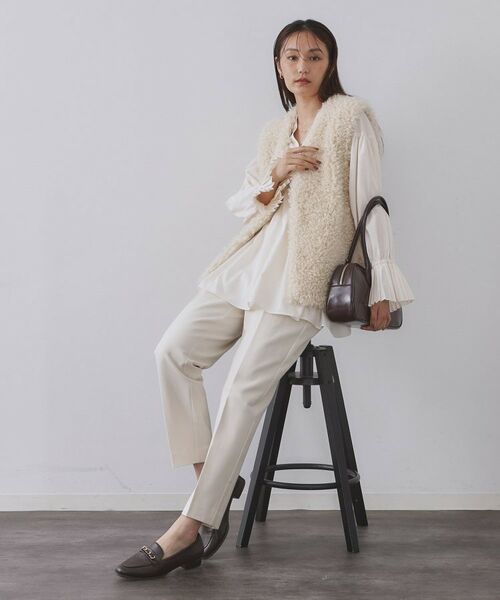 OPAQUE.CLIP / オペーク ドット クリップ パンツ | ウォームタッチ テーパードパンツ【洗濯機洗OK/ストレッチ】≪SS~LL≫ | 詳細19