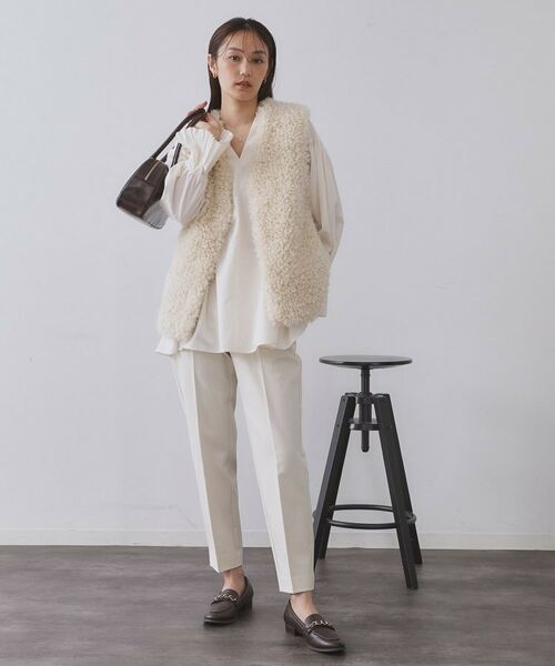 OPAQUE.CLIP / オペーク ドット クリップ パンツ | ウォームタッチ テーパードパンツ【洗濯機洗OK/ストレッチ】≪SS~LL≫ | 詳細20