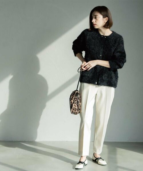 OPAQUE.CLIP / オペーク ドット クリップ パンツ | ウォームタッチ テーパードパンツ【洗濯機洗OK/ストレッチ】≪SS~LL≫ | 詳細5