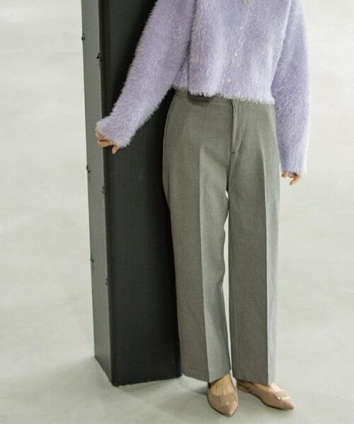 OPAQUE.CLIP / オペーク ドット クリップ パンツ | ウォームタッチ ワイドパンツ【洗濯機洗OK/ストレッチ】≪SS～LL≫ | 詳細13