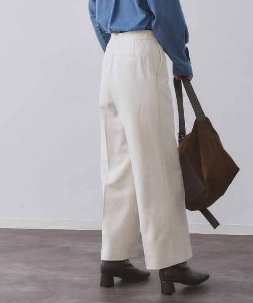 OPAQUE.CLIP / オペーク ドット クリップ パンツ | ウォームタッチ ワイドパンツ【洗濯機洗OK/ストレッチ】≪SS～LL≫ | 詳細16