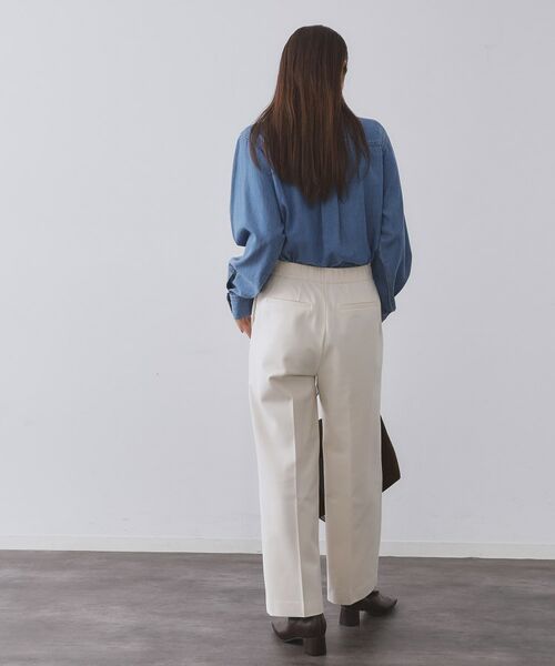 OPAQUE.CLIP / オペーク ドット クリップ パンツ | ウォームタッチ ワイドパンツ【洗濯機洗OK/ストレッチ】≪SS～LL≫ | 詳細18