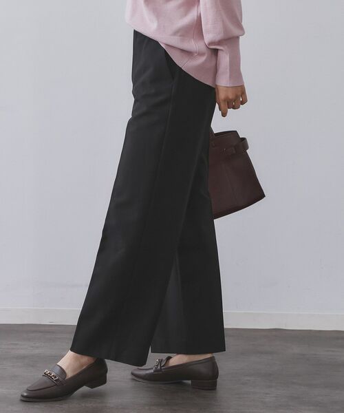 OPAQUE.CLIP / オペーク ドット クリップ パンツ | ウォームタッチ ワイドパンツ【洗濯機洗OK/ストレッチ】≪SS～LL≫ | 詳細21