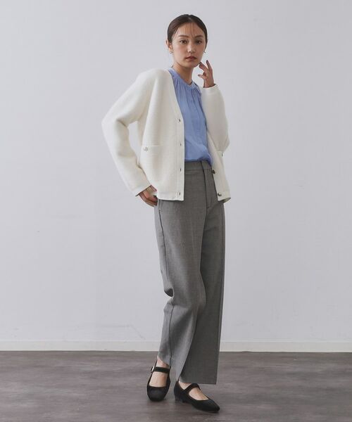 OPAQUE.CLIP / オペーク ドット クリップ パンツ | ウォームタッチ ワイドパンツ【洗濯機洗OK/ストレッチ】≪SS～LL≫ | 詳細27