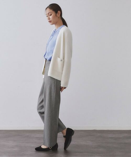 OPAQUE.CLIP / オペーク ドット クリップ パンツ | ウォームタッチ ワイドパンツ【洗濯機洗OK/ストレッチ】≪SS～LL≫ | 詳細28