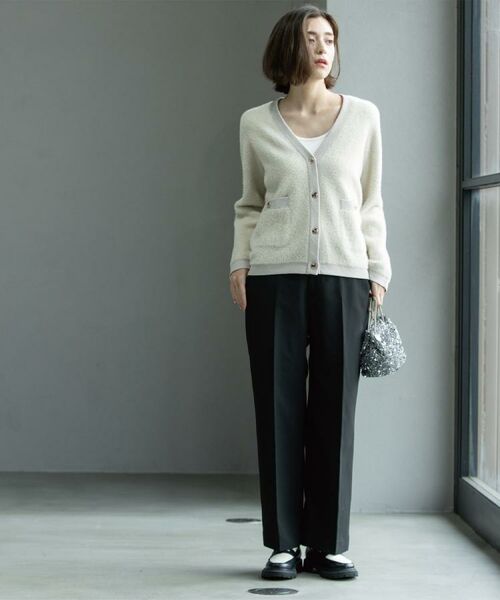 OPAQUE.CLIP / オペーク ドット クリップ パンツ | ウォームタッチ ワイドパンツ【洗濯機洗OK/ストレッチ】≪SS～LL≫ | 詳細5