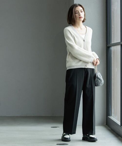 OPAQUE.CLIP / オペーク ドット クリップ パンツ | ウォームタッチ ワイドパンツ【洗濯機洗OK/ストレッチ】≪SS～LL≫ | 詳細7