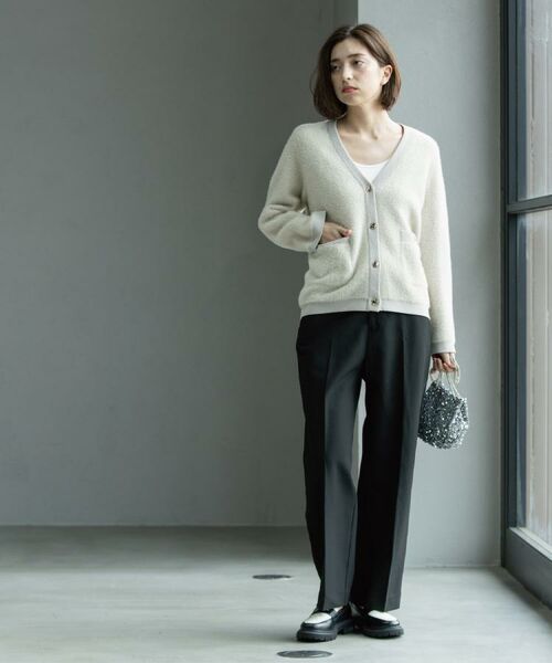 OPAQUE.CLIP / オペーク ドット クリップ パンツ | ウォームタッチ ワイドパンツ【洗濯機洗OK/ストレッチ】≪SS～LL≫ | 詳細8