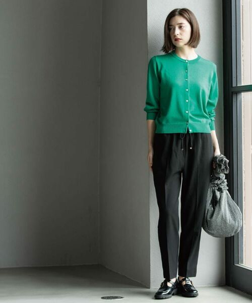 OPAQUE.CLIP / オペーク ドット クリップ パンツ | ウォームタッチ イージーテーパードパンツ【洗濯機洗OK/ストレッチ】≪SS～LL≫ | 詳細11