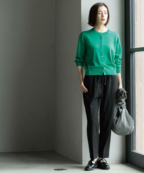 OPAQUE.CLIP / オペーク ドット クリップ パンツ | ウォームタッチ イージーテーパードパンツ【洗濯機洗OK/ストレッチ】≪SS～LL≫ | 詳細12