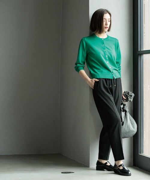 OPAQUE.CLIP / オペーク ドット クリップ パンツ | ウォームタッチ イージーテーパードパンツ【洗濯機洗OK/ストレッチ】≪SS～LL≫ | 詳細13