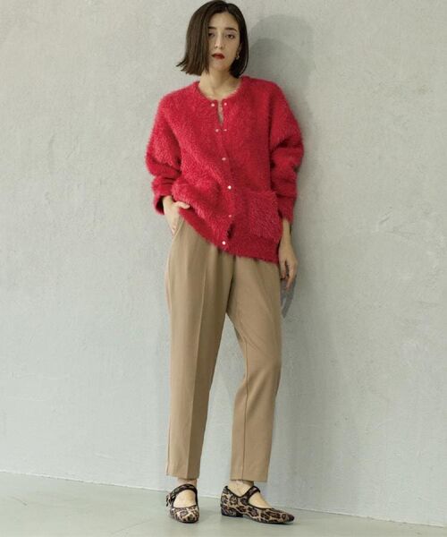 OPAQUE.CLIP / オペーク ドット クリップ パンツ | ウォームタッチ イージーテーパードパンツ【洗濯機洗OK/ストレッチ】≪SS～LL≫ | 詳細18