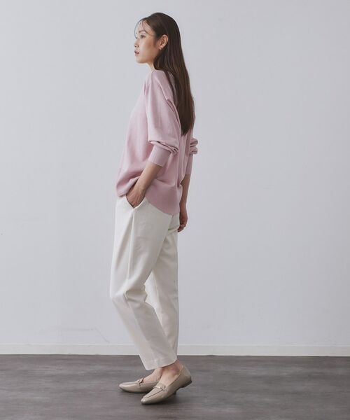 OPAQUE.CLIP / オペーク ドット クリップ パンツ | ウォームタッチ イージーテーパードパンツ【洗濯機洗OK/ストレッチ】≪SS～LL≫ | 詳細22