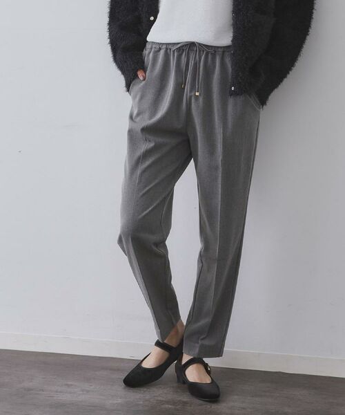 OPAQUE.CLIP / オペーク ドット クリップ パンツ | ウォームタッチ イージーテーパードパンツ【洗濯機洗OK/ストレッチ】≪SS～LL≫ | 詳細24