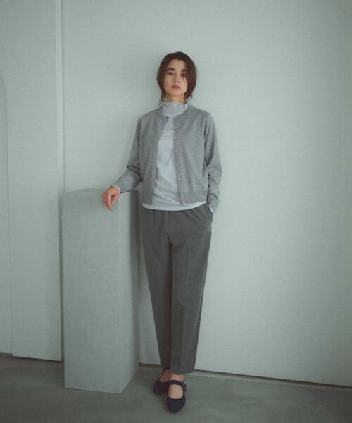 OPAQUE.CLIP / オペーク ドット クリップ パンツ | ウォームタッチ イージーテーパードパンツ【洗濯機洗OK/ストレッチ】≪SS～LL≫ | 詳細29