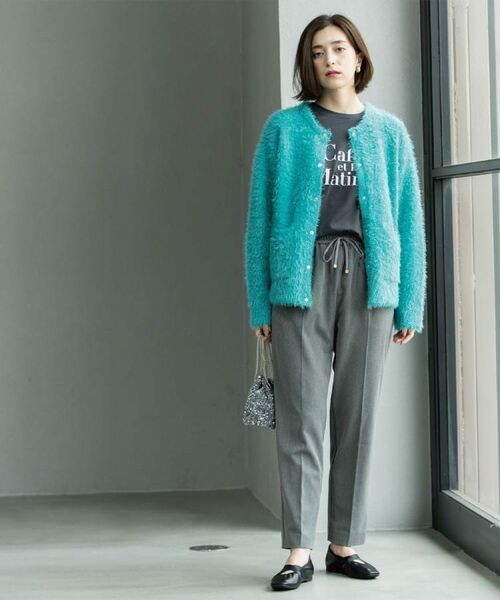 OPAQUE.CLIP / オペーク ドット クリップ パンツ | ウォームタッチ イージーテーパードパンツ【洗濯機洗OK/ストレッチ】≪SS～LL≫ | 詳細5