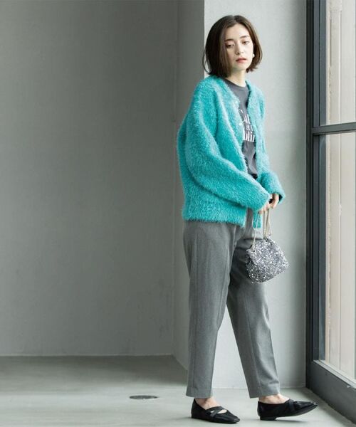 OPAQUE.CLIP / オペーク ドット クリップ パンツ | ウォームタッチ イージーテーパードパンツ【洗濯機洗OK/ストレッチ】≪SS～LL≫ | 詳細6