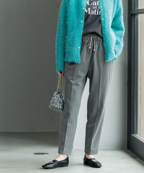 OPAQUE.CLIP / オペーク ドット クリップ パンツ | ウォームタッチ イージーテーパードパンツ【洗濯機洗OK/ストレッチ】≪SS～LL≫ | 詳細7