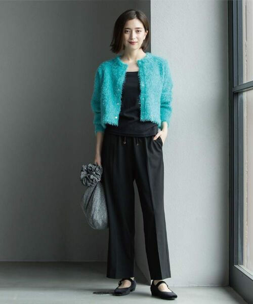 OPAQUE.CLIP / オペーク ドット クリップ パンツ | ウォームタッチ イージーワイドパンツ【洗濯機洗OK/ストレッチ】≪SS～LL≫ | 詳細11